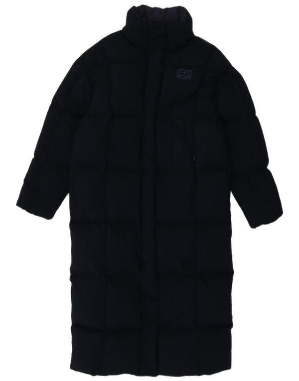 Tommy Hilfiger Dame Oversized Polstret Frakke UK 10 Small Navy Blue Polyester