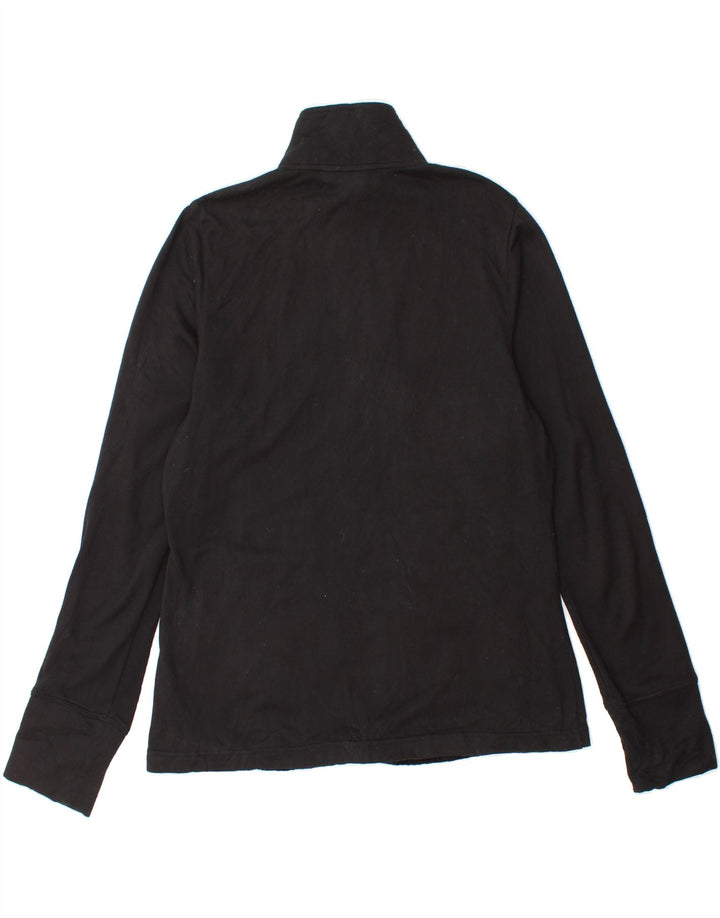 FILA Womens Tracksuit Top Jacket UK 14 Large Black Polyester Vintage Fila and Second-Hand Fila from Messina Hembry 