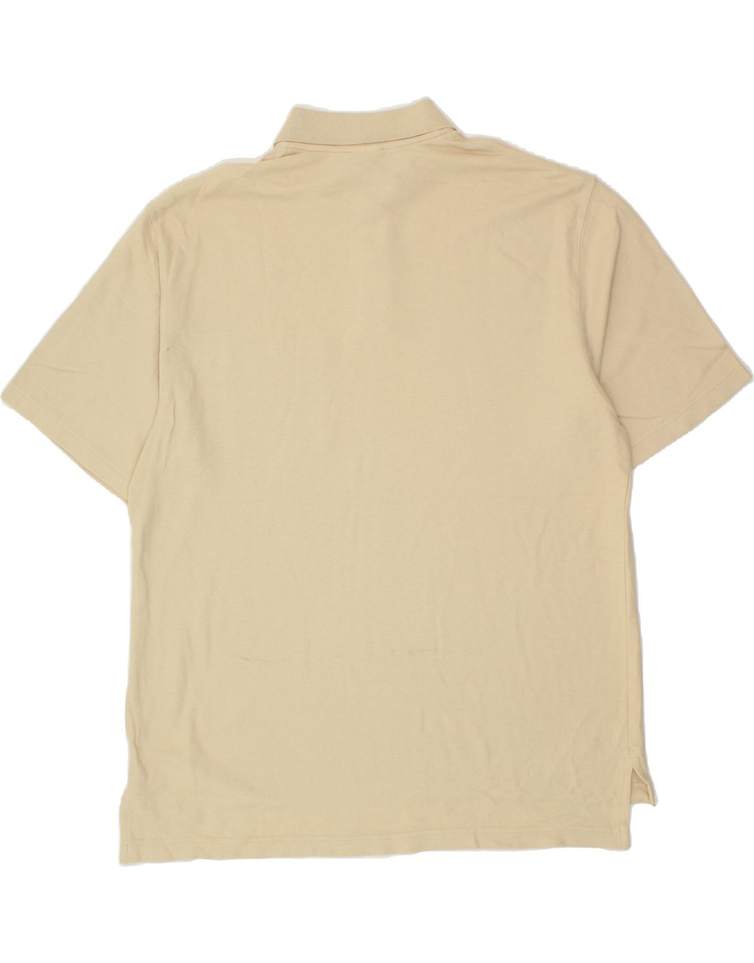 L.L.BEAN Mens Polo Shirt Large Beige Cotton Vintage L.L.Bean and Second-Hand L.L.Bean from Messina Hembry 