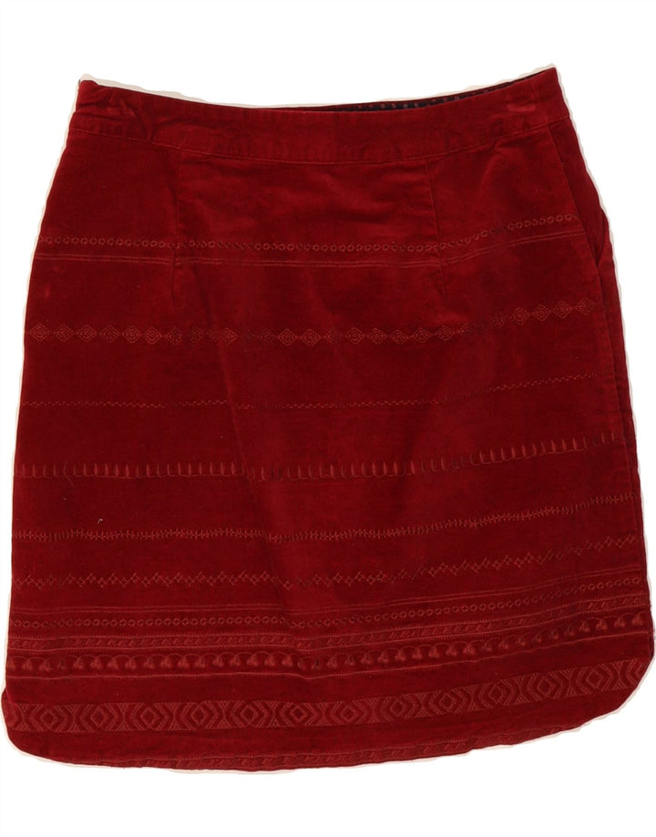 WHITE STUFF Womens Mini Skirt UK 8 Small W28  Red Cotton Vintage White Stuff and Second-Hand White Stuff from Messina Hembry 