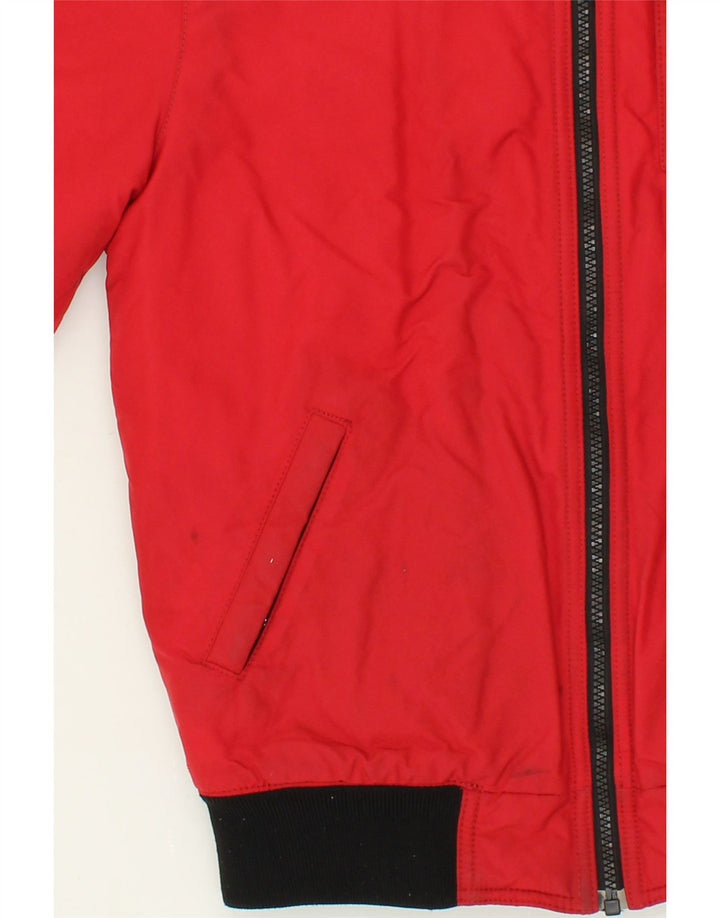 REFRIGIWEAR Boys Bomber Jacket 13-14 Years Red Nylon Vintage Refrigiwear and Second-Hand Refrigiwear from Messina Hembry 