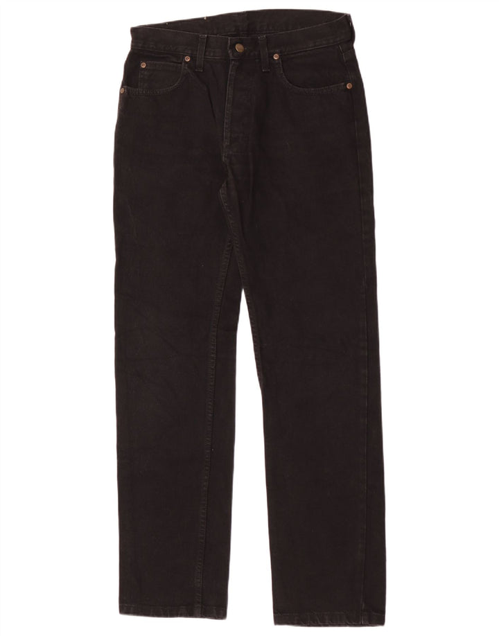 Lee Straight Jeans til mænd W30 L32 Sort bomuld