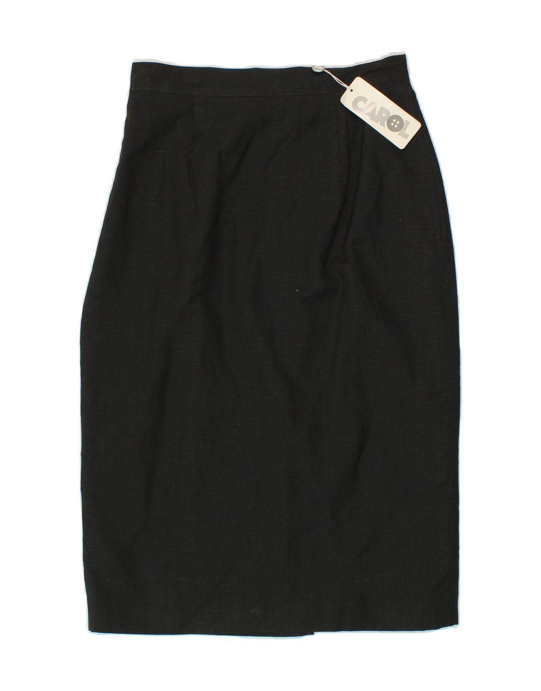 CAROL Womens Pencil Skirt IT 42 Medium W28 Grey Cotton Vintage Carol and Second-Hand Carol from Messina Hembry 