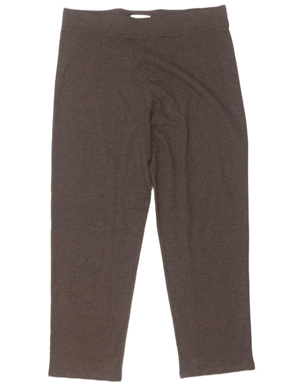 Marks & Spencer Damen Leggings UK 18 XL Graue Baumwolle