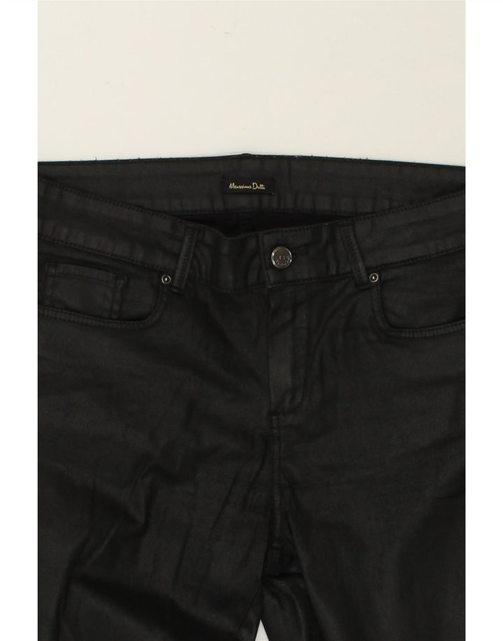 MASSIMO DUTTI Womens Skinny Casual Trousers EU 40 Medium W30 L29  Black | Vintage Massimo Dutti | Thrift | Second-Hand Massimo Dutti | Used Clothing | Messina Hembry 