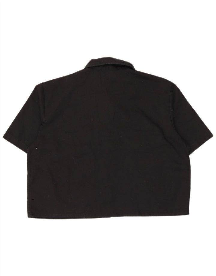 Dickies kortærmet skjorte til kvinder UK 16 Stor sort polyester