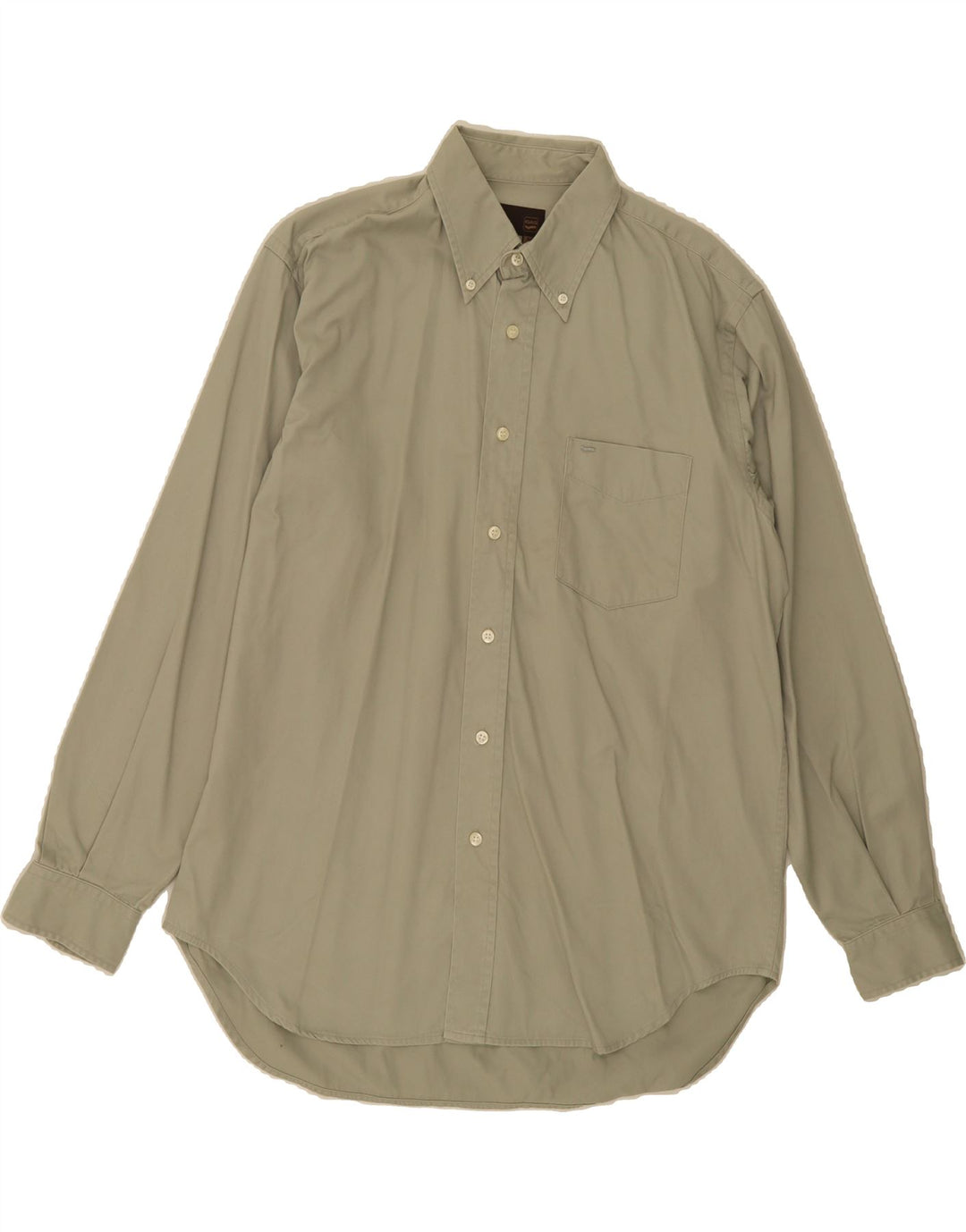 GAS Mens Shirt Medium Grey Cotton Vintage Gas and Second-Hand Gas from Messina Hembry 