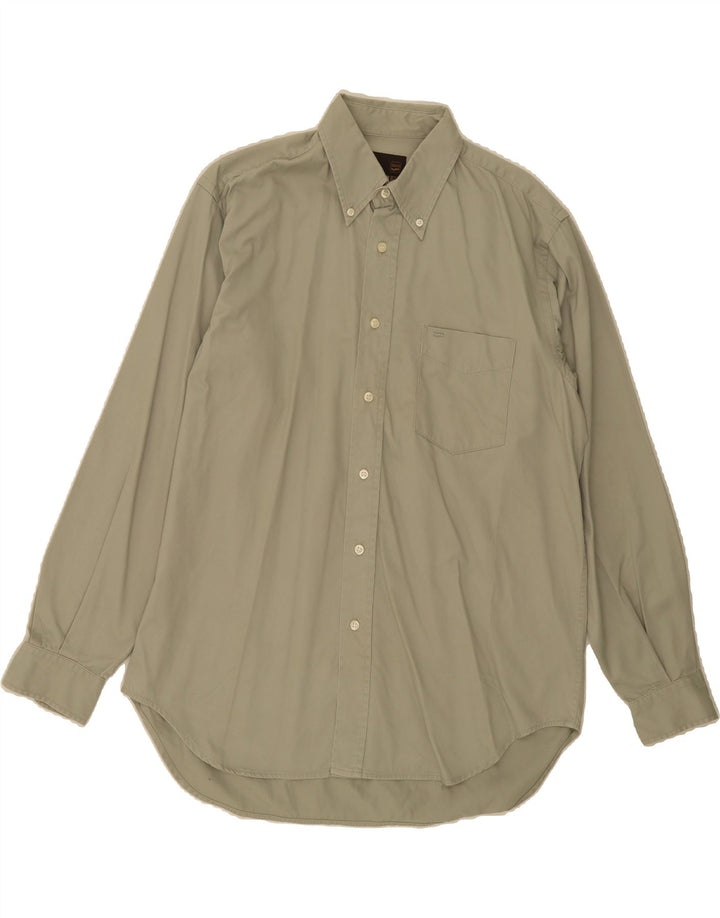 GAS Mens Shirt Medium Grey Cotton Vintage Gas and Second-Hand Gas from Messina Hembry 