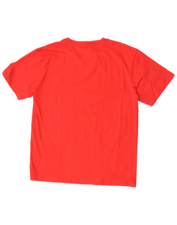 Lotto Herren T-Shirt Top XL Rot Baumwolle