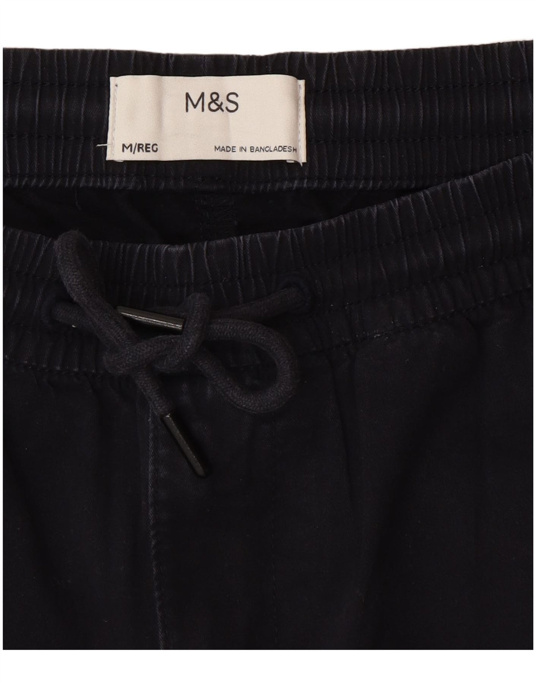 Pantaloni chino dritti da uomo Marks & Spencer medi W32 L29 Blu Navy