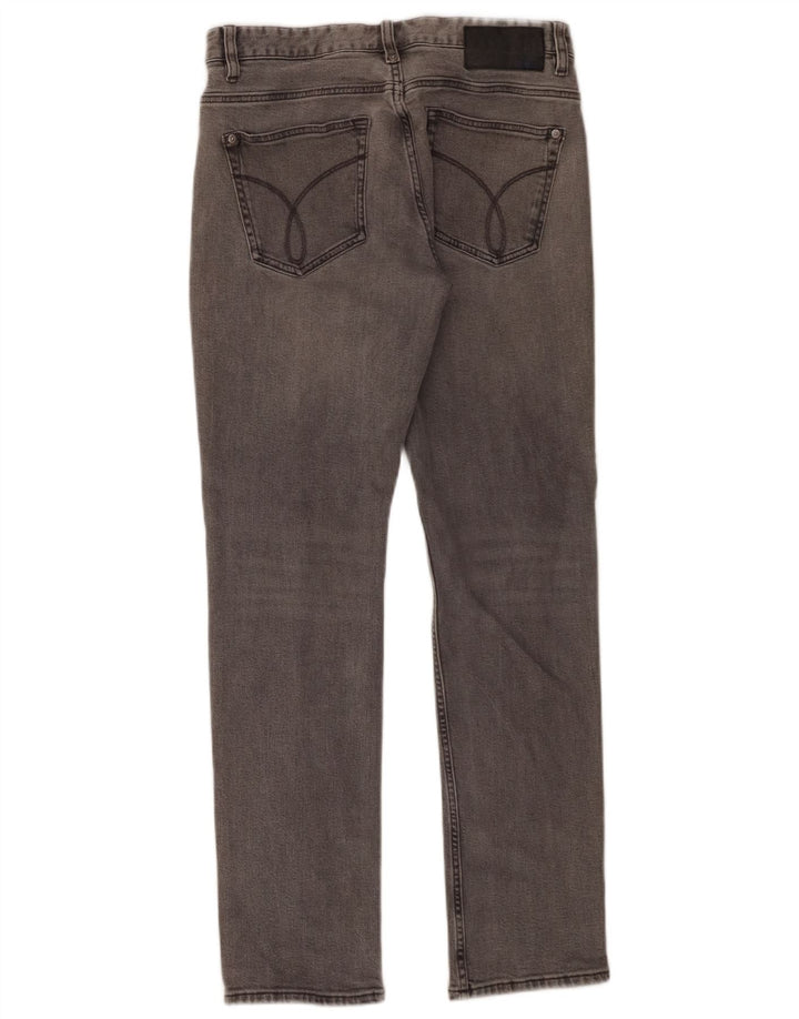 Calvin Klein Mens Slim Jeans W31 L30 Grey Cotton
