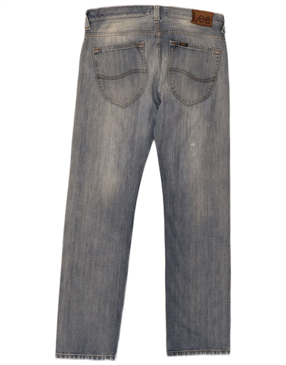 Lee Herren Straight Jeans W34 L33 Blau