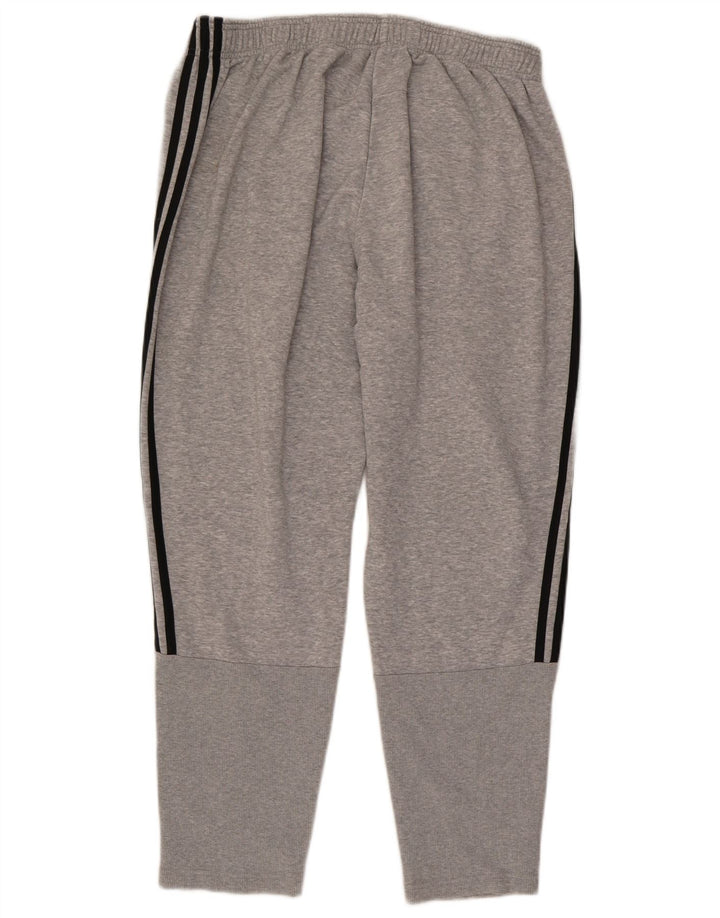 Adidas Mens Tracksuit Trousers XL  Grey Cotton