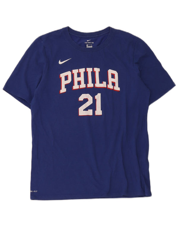 Maglietta grafica Nike Philadelphia per ragazzi, 13-14 anni, XL, blu navy