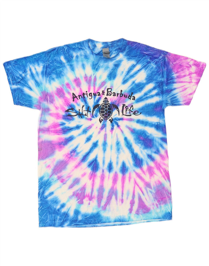 Gildan Mens Antigua & Barbuda Graphic T-Shirt Top Medium Multicoloured