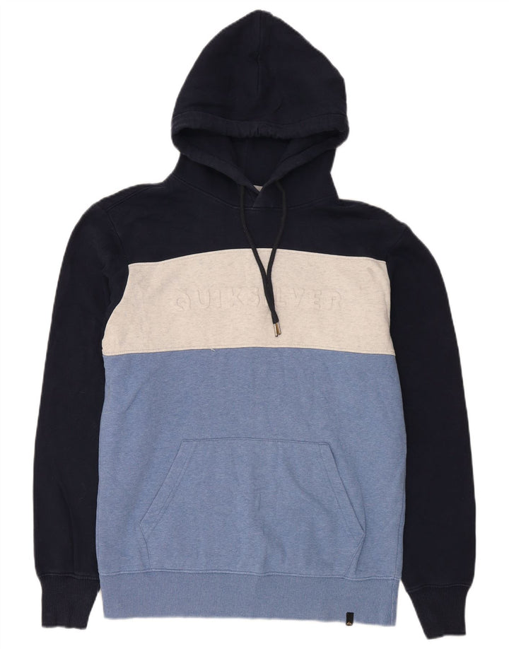 Quiksilver Mens Graphic Hoodie Jumper Medium Multicoloured Colourblock