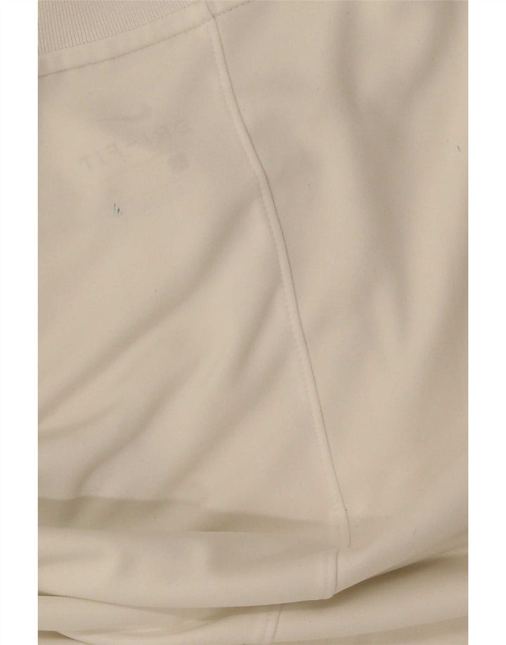 Nike T-shirt top til mænd, stor hvid polyester