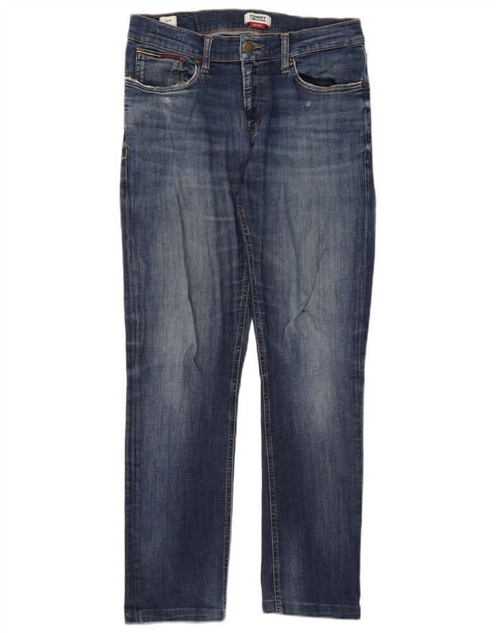 Tommy Hilfiger Herren Slim Jeans W32 L29 Blau