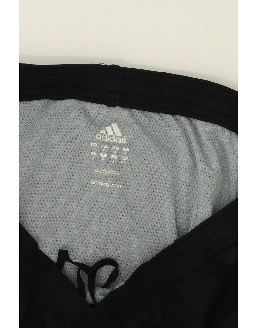 ADIDAS Womens Climacool Sport Shorts UK 14 Medium  Black Polyester Vintage Adidas and Second-Hand Adidas from Messina Hembry 