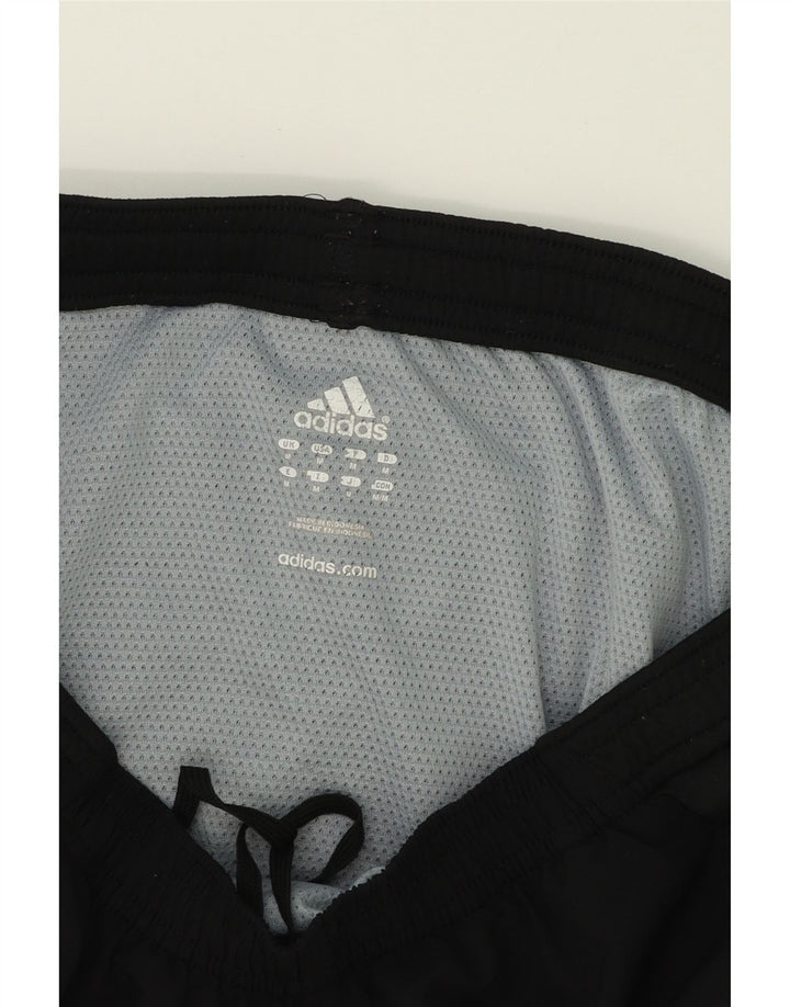 ADIDAS Womens Climacool Sport Shorts UK 14 Medium  Black Polyester Vintage Adidas and Second-Hand Adidas from Messina Hembry 
