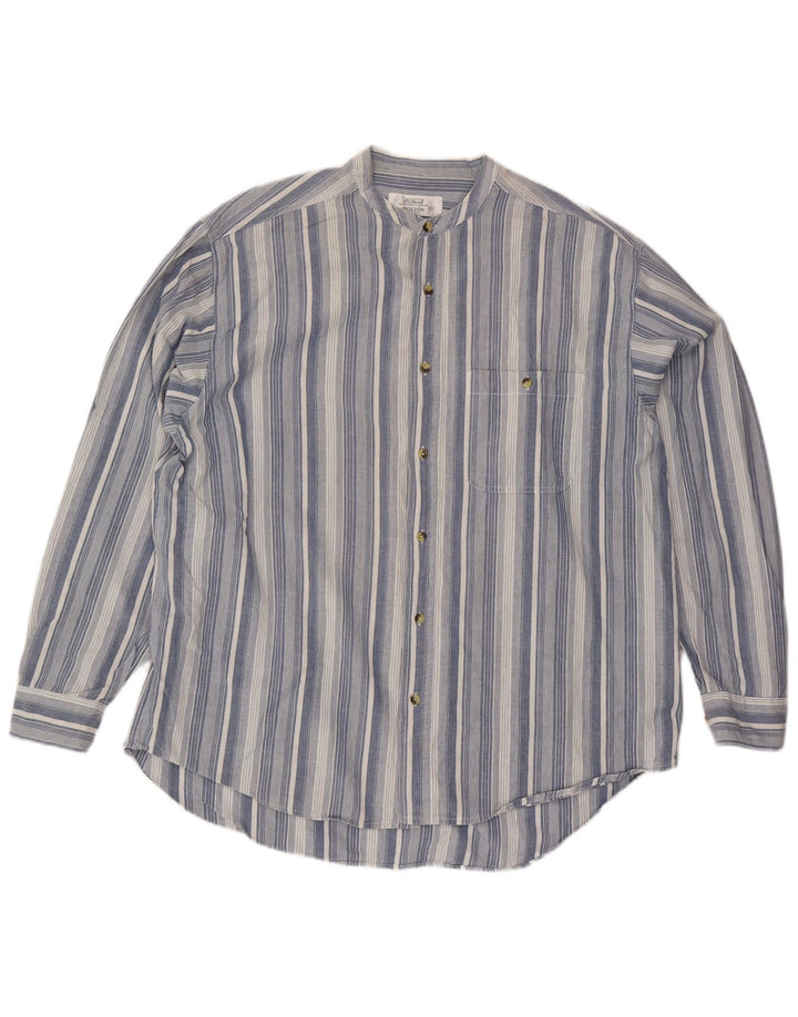 Camicia da uomo St. Bernard XL in cotone a righe blu