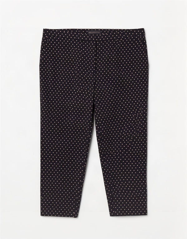 Marks & Spencer Pantalones Chinos para Mujer UK 20 2XL W40 L26 Azul Marino Manchado