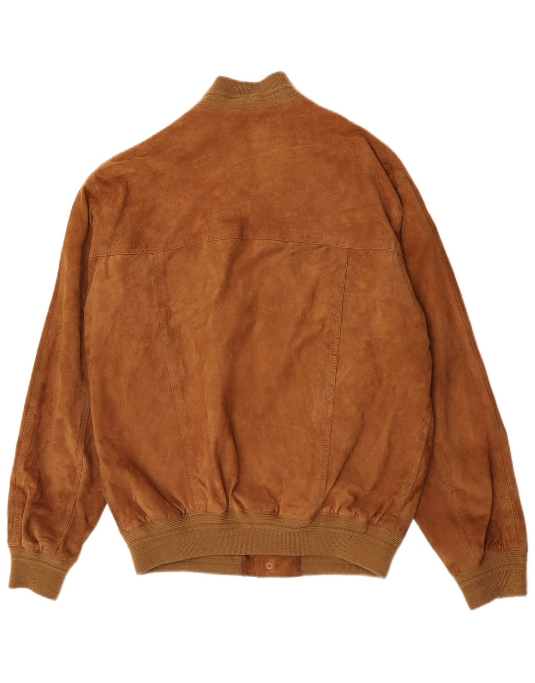 Vintage herre ruskind bomberjakke IT 50 Large Brown
