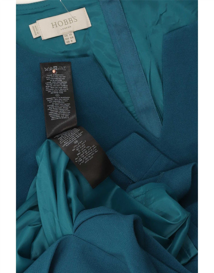 Hobbs Γυναικείο φόρεμα με θήκη UK 10 Small Blue Polyester