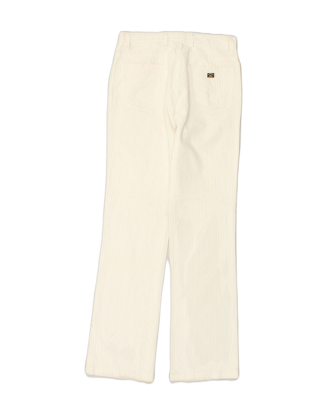 PAUL & SHARK Womens Straight Casual Trousers W28 L30  White Pinstripe | Vintage Paul & Shark | Thrift | Second-Hand Paul & Shark | Used Clothing | Messina Hembry 