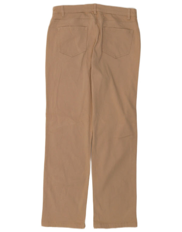 Marks & Spencer Damen Gerade Freizeithose UK 14 Large W34 L28 Beige