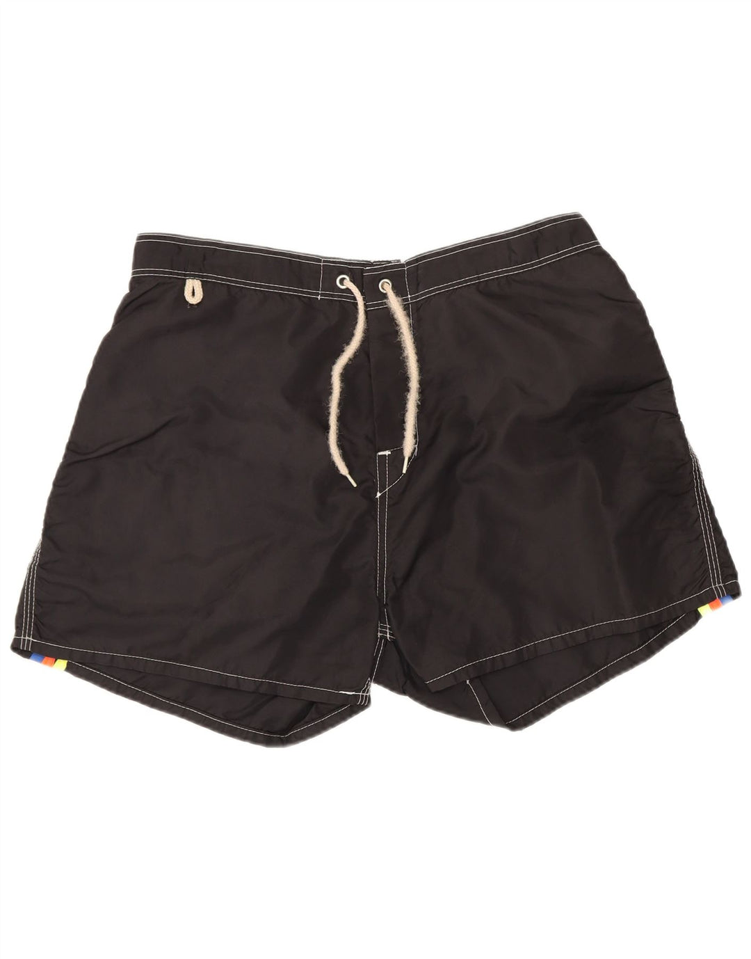 Sundek Mens Swimming Shorts Medium Black Nylon
