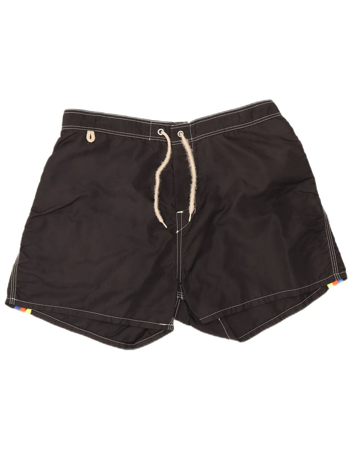 Sundek Mens Swimming Shorts Medium Black Nylon