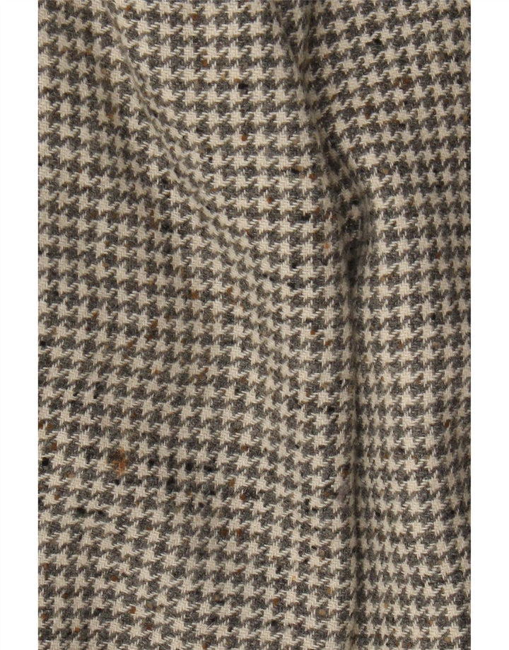 Division Vogue Mens 2 Button Blazer Jacket UK 38 Medium Grey Houndstooth