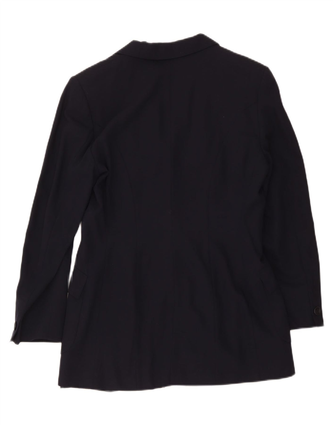 Giacca blazer da donna Sportmax UK 12 lana blu navy media