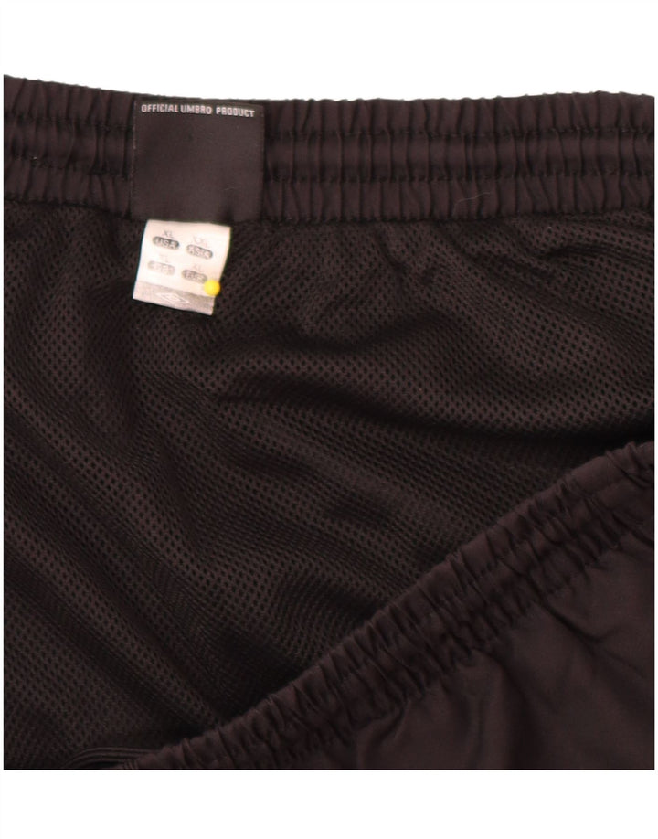 Umbro Mens Sport Shorts XL Black Geometric Polyester
