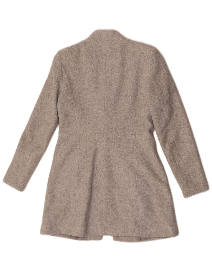 Zara Mujer Abrigo Abierto UK 42 Gris Medio