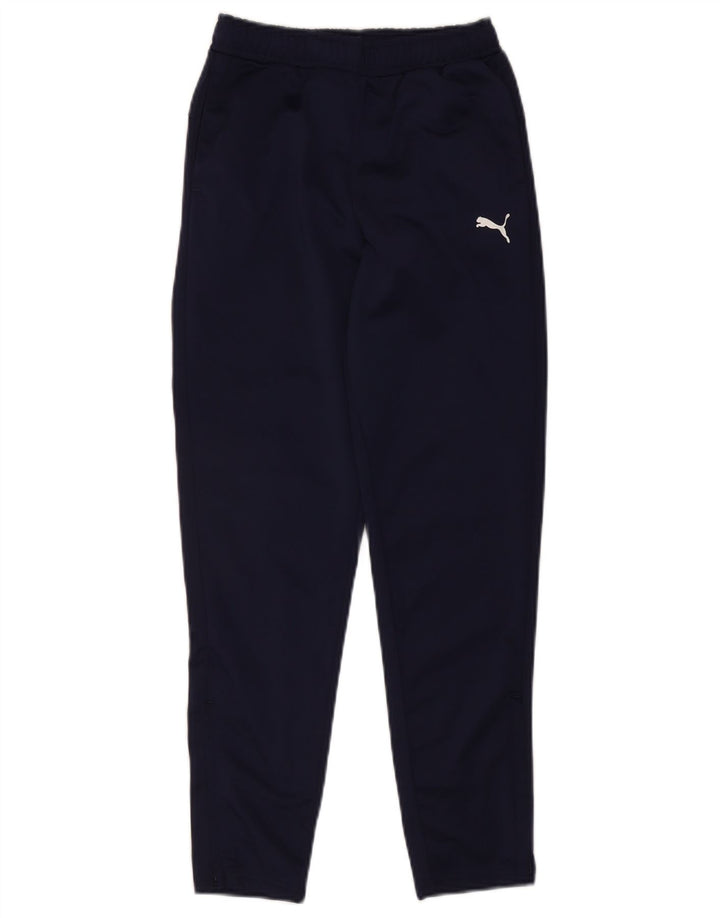 Puma Boys Tracksuit Trousers 11-12 Years  Navy Blue Polyester