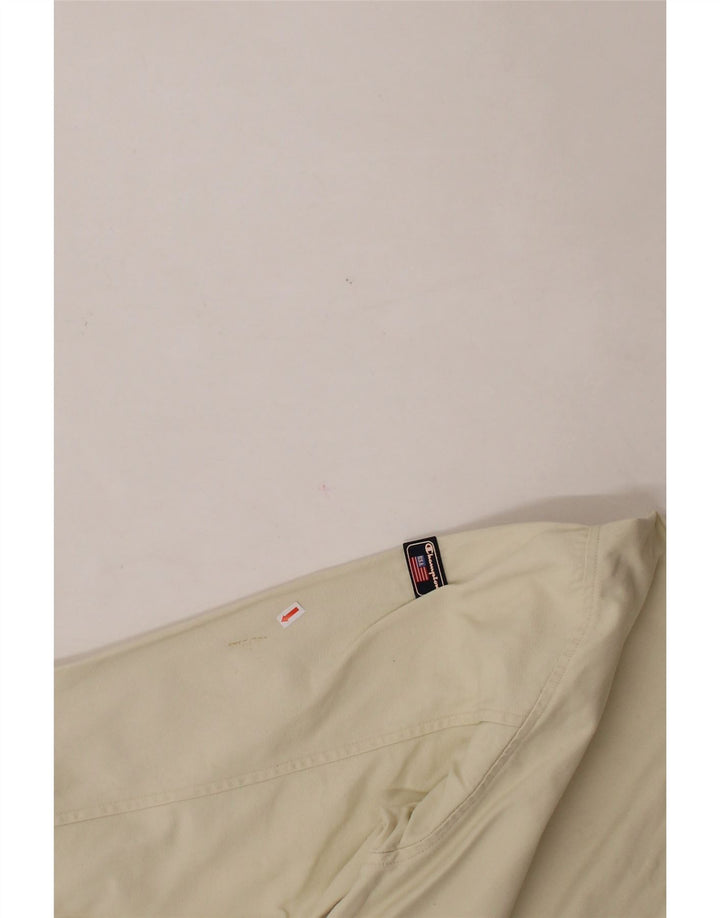 CHAMPION Mens Bomber Jacket UK 38 Medium Beige Cotton Vintage Champion and Second-Hand Champion from Messina Hembry 