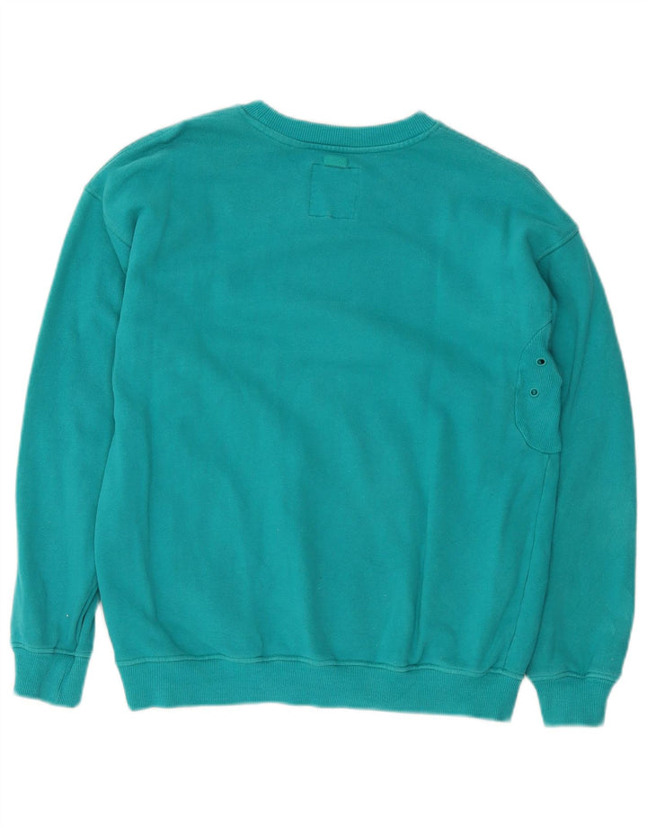 Felpa grafica da uomo SUPERDRY Maglione piccolo cotone turchese