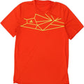 ADIDAS Mens Graphic T-Shirt Top Large Red Polyester Vintage Adidas and Second-Hand Adidas from Messina Hembry 