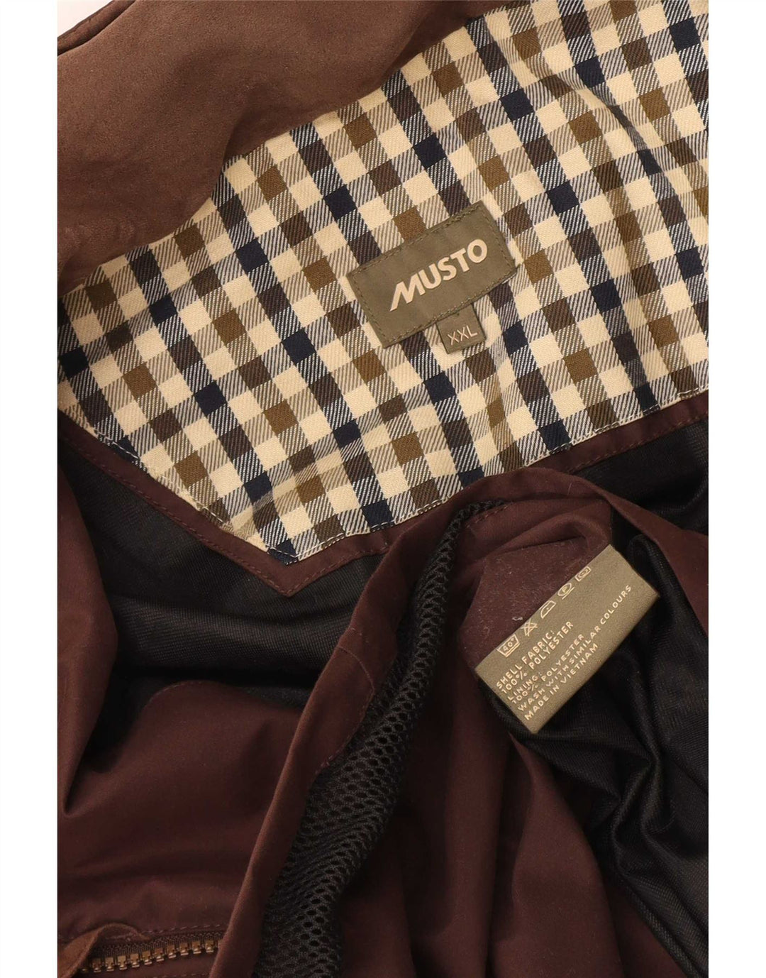 Musto Manteau Coupe-Vent Homme UK 44 2XL Marron Polyester