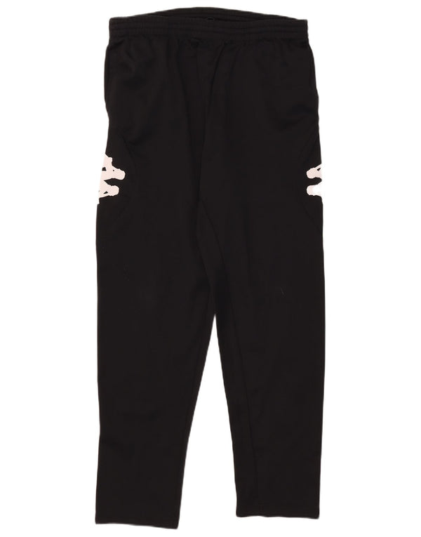Kappa Mens Graphic Tracksuit Trousers XL Black Polyester