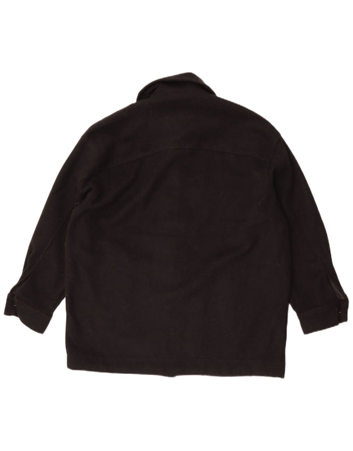 Zara Womens Oversized Utility Jacket UK 6 XS Black