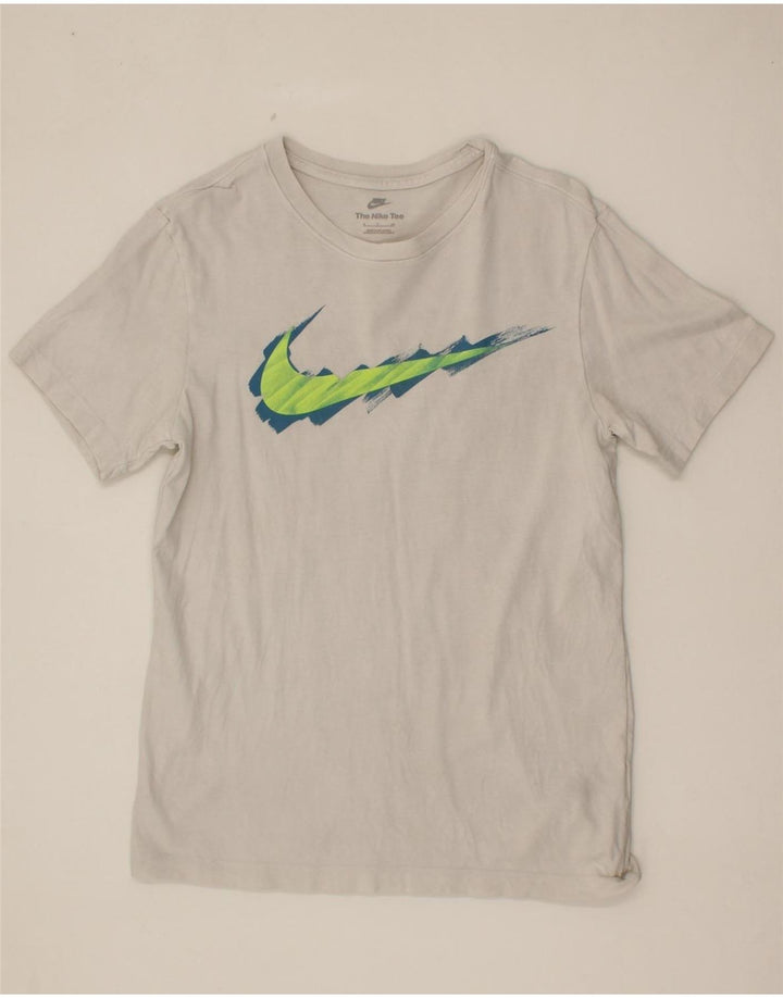 NIKE Mens Graphic T-Shirt Top Small White Cotton Vintage Nike and Second-Hand Nike from Messina Hembry 