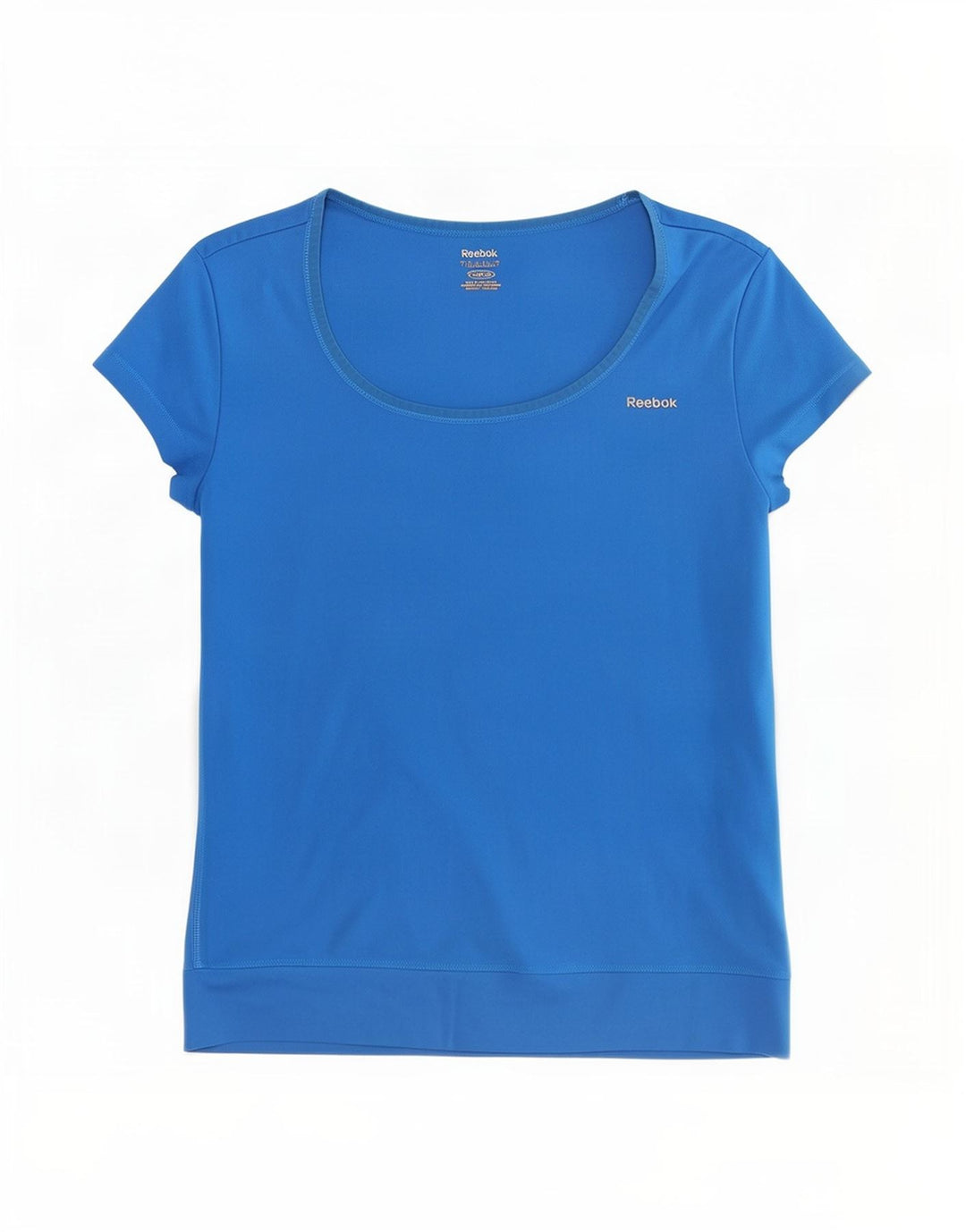 Reebok Γυναικείο T-Shirt Top UK 8/10 Small Blue Polyester