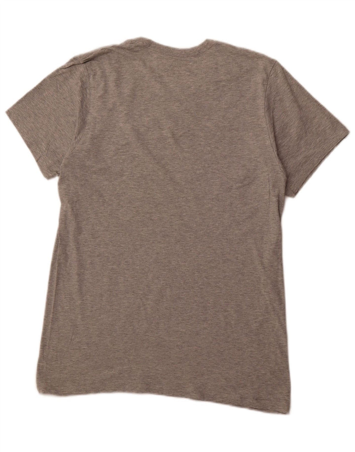 CALVIN KLEIN Mens Classic Fit T-Shirt Top Medium Grey Flecked