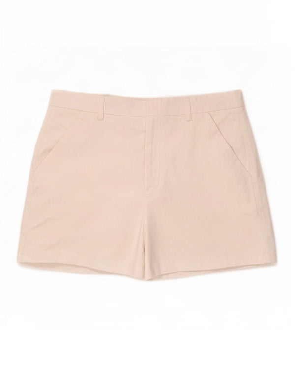 Zara Damen Chino-Shorts, Größe S, W26, L3, Weiß, Baumwolle