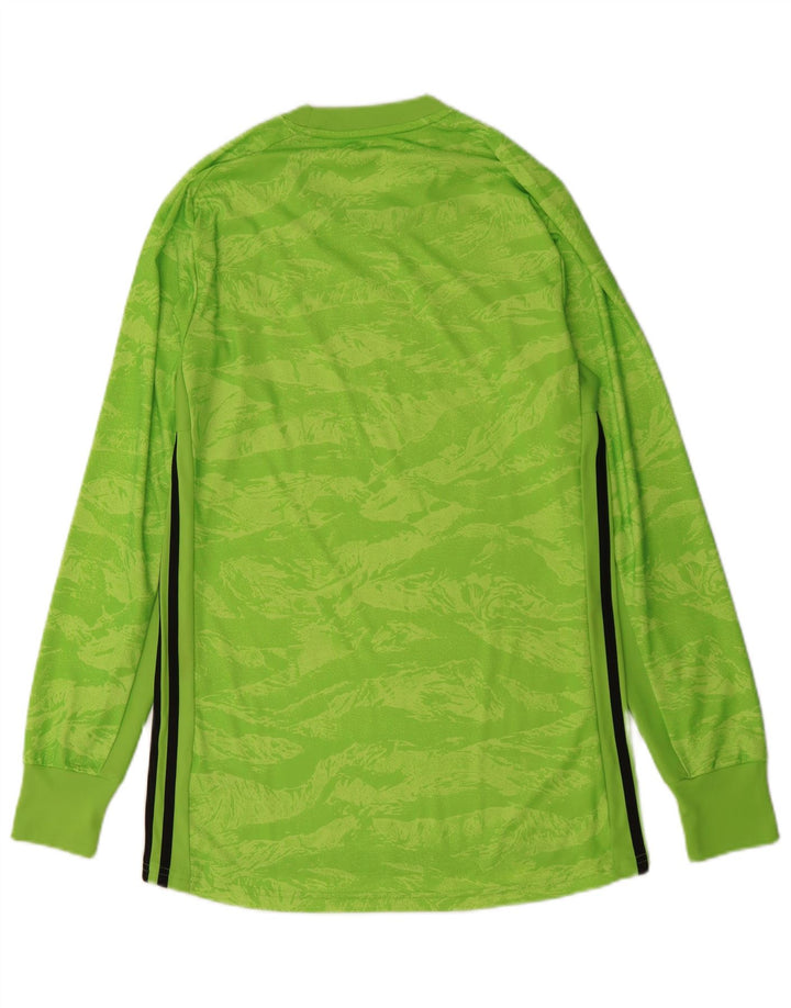 ADIDAS Mens Climalite Top Long Sleeve Small Green Camouflage Polyester