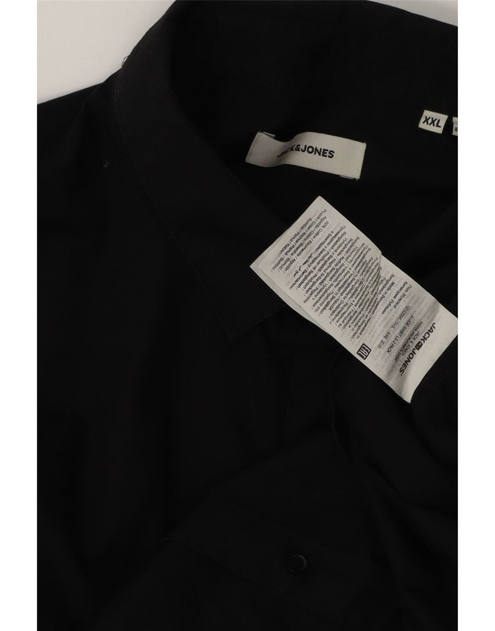 Jack & Jones herreskjorte 2XL sort bomuld
