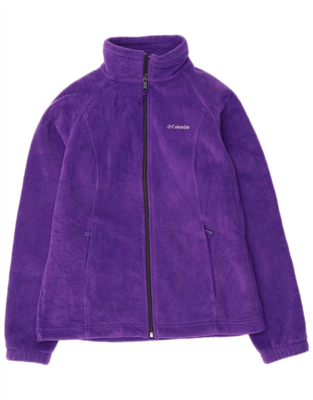 Columbia Chaqueta polar para mujer UK 44 Poliéster morado mediano
